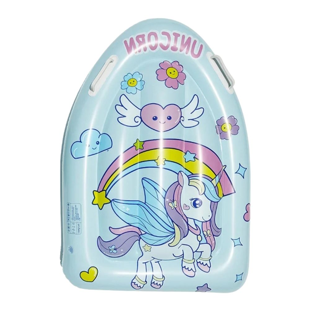 Kids Inflatable Pool Float with Backrest — Cute Design style 10