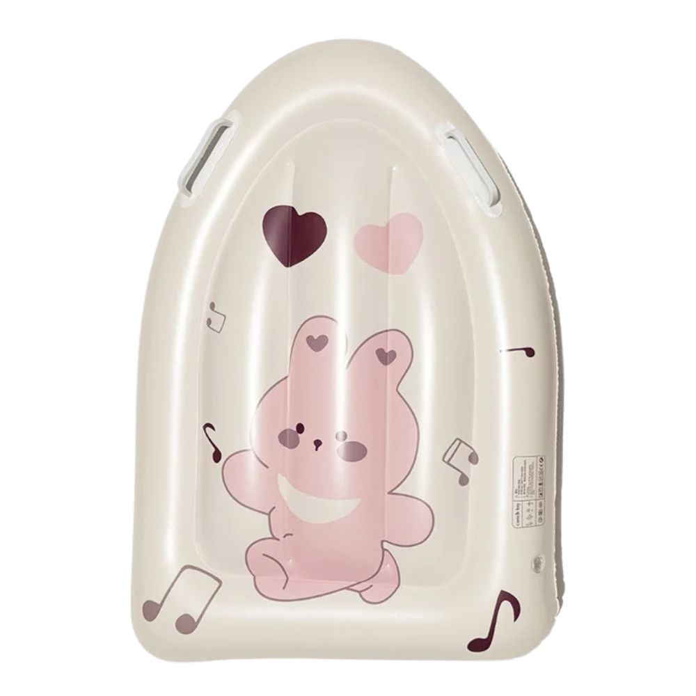 Kids Inflatable Pool Float with Backrest — Cute Design style 7