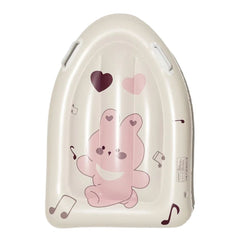 Kids Inflatable Pool Float with Backrest — Cute Design style 7