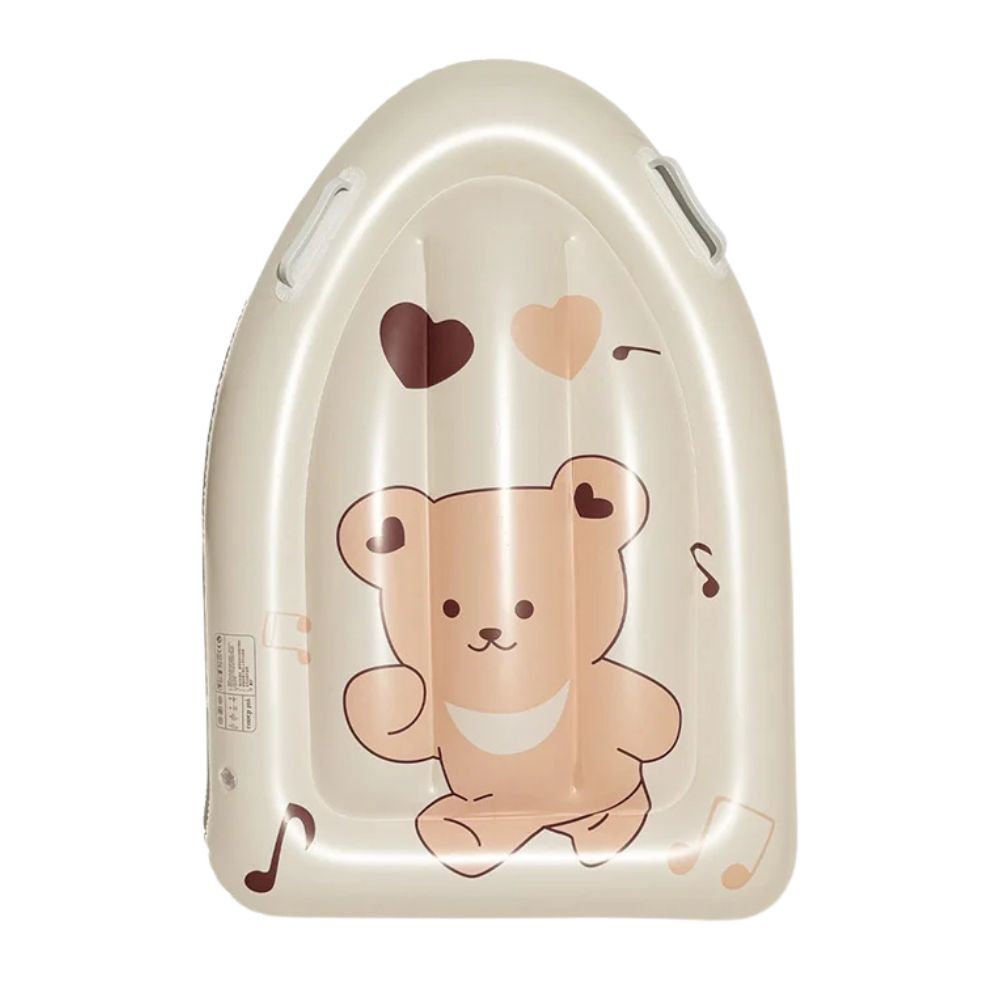 Kids Inflatable Pool Float with Backrest — Cute Design style 8