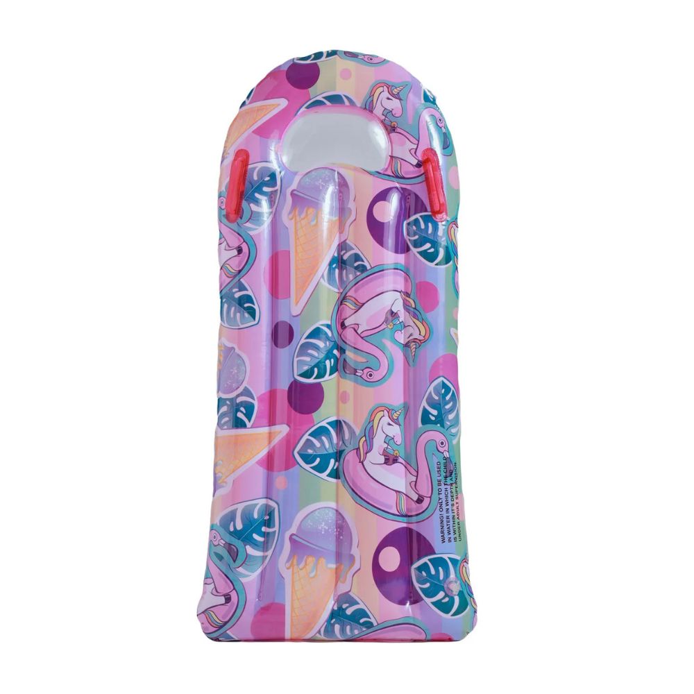 Kids Inflatable Pool Float with Backrest — Cute Design style 6