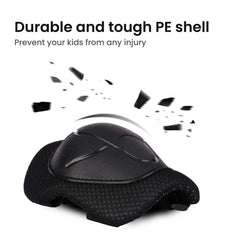Kids Knee Elbow Wrist Pads Protective Gear Set (3–7Y)