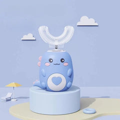 Kids U-Shaped Electric Toothbrush 360° Smart Silicone Brush