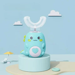 Kids U-Shaped Electric Toothbrush 360° Smart Silicone Brush