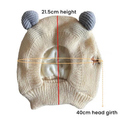 Knit Dog Ear Hood — Cozy Winter Pet Hat