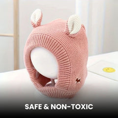 Knitted Pet Hat with Cute Ears — Cozy Dog & Cat Cap