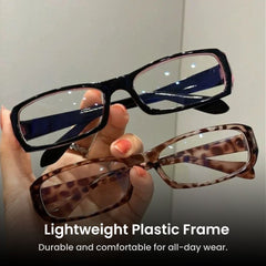 Korean Japanese Square Blue Light Glasses for Women