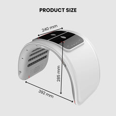 LED 7-Color Photon Facial Mask — Anti-Aging & Acne - size