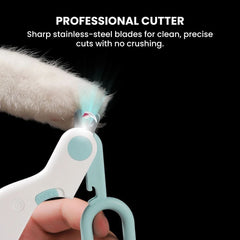 LED Light Pet Nail Clipper — Cat & Dog Cutter