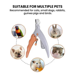 LED Pet Nail Clippers with Safety Guard & LED Light