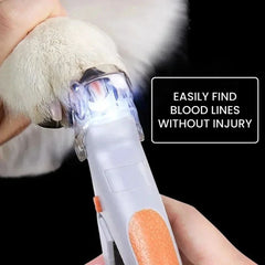 LED Pet Nail Clippers with Safety Guard & LED Light