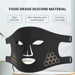 LED Photon Silicone Therapy Mask — Color Face Mask - material