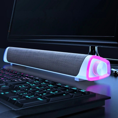 LED Bluetooth Speaker Mirror Clock Heavy Bass