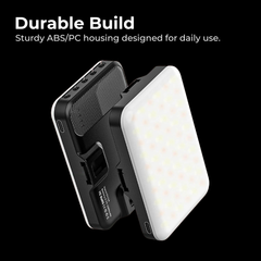 Pocket LED Fill Light — Foldable Clip-On Rechargeable Lamp