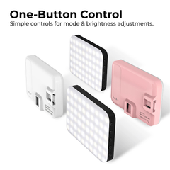 Pocket LED Fill Light — Foldable Clip-On Rechargeable Lamp