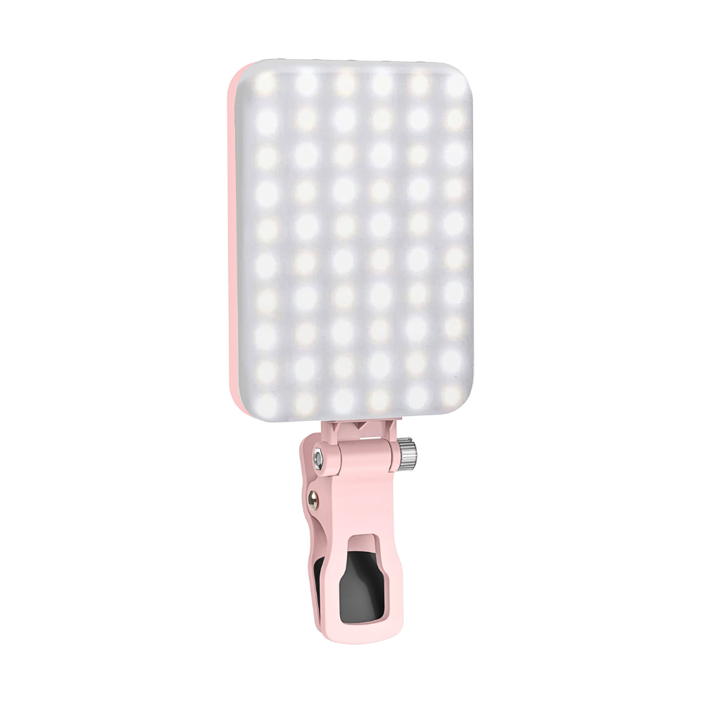 Pocket LED Fill Light — Foldable Clip-On Rechargeable Lamp