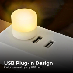 Mini USB Night Light Plug-in LED Lamp