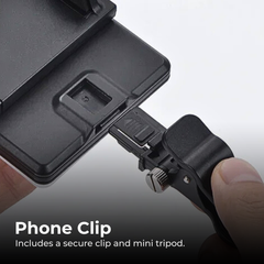 Portable USB-C LED Panel Light — Clip + Tripod, 3 Color Modes