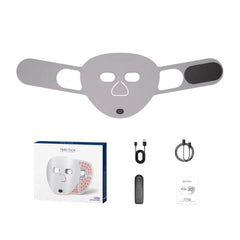 LED Photon Therapy Face Mask for Skin Rejuvenation - mass grey