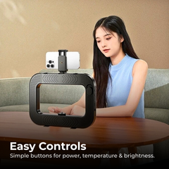 Rechargeable LED Selfie Light with Adjustable Brightness