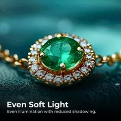 Rechargeable LED Selfie Light with Adjustable Brightness