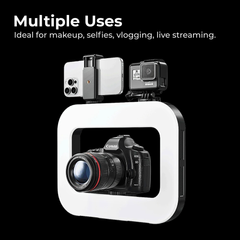 Rechargeable LED Selfie Light with Adjustable Brightness