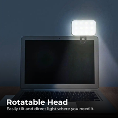 LED Selfie Light – Clip-On Rechargeable Fill Light