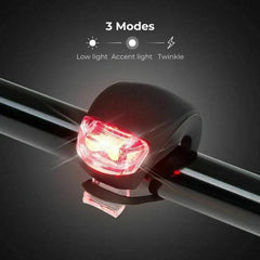 LED Silicone Bike Light Set – 2–10pcs Waterproof, 3 Modes