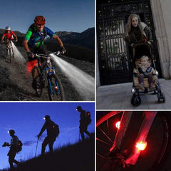 LED Silicone Bike Light Set – 2–10pcs Waterproof, 3 Modes