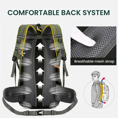 50L Waterproof Hiking Backpack with Large Capacity