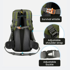 50L Waterproof Hiking Backpack with Large Capacity
