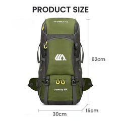 50L Waterproof Hiking Backpack with Large Capacity