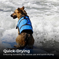 Large Dog Life Jacket: Reflective Swim Safety Vest