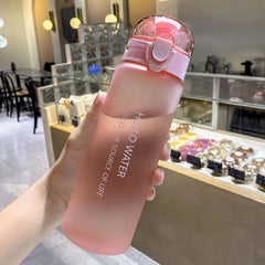 Leakproof Frosted Sports Water Bottle for Gym & Travel