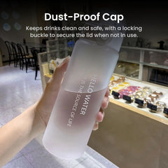 Leakproof Frosted Sports Water Bottle for Gym & Travel