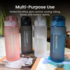 Leakproof Frosted Sports Water Bottle for Gym & Travel