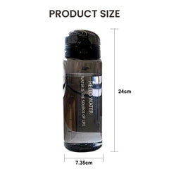 Leakproof Frosted Sports Water Bottle for Gym & Travel