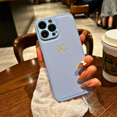 Personalised Leather Case for iPhone 16 15 14 Pro Max