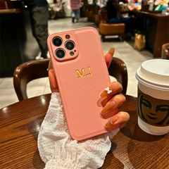 Personalised Leather Case for iPhone 16 15 14 Pro Max