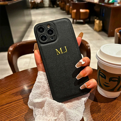 Personalised Leather Case for iPhone 16 15 14 Pro Max