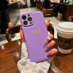 Personalised Leather Case for iPhone 16 15 14 Pro Max