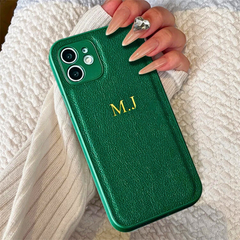 Personalised Leather Case for iPhone 16 15 14 Pro Max