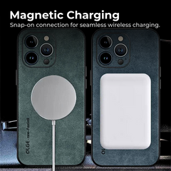 Luxury Leather MagSafe Case for iPhone Series