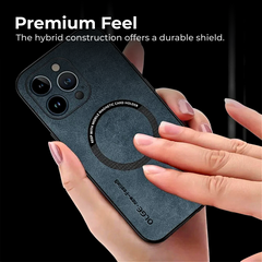 Luxury Leather MagSafe Case for iPhone Series