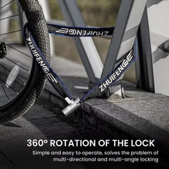 Lightweight Anti-Theft Bike Chain Lock for Road