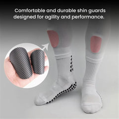 Lightweight Carbon Fiber Soccer Shin Guards