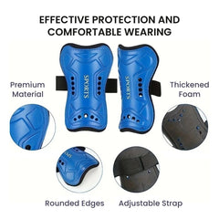 Lightweight Soccer Shin Guards with Ankle Protection