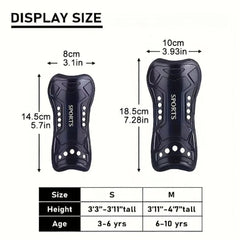 Lightweight Soccer Shin Guards with Ankle Protection