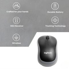 Logitech M185 Silent Wireless Mouse — 1000 DPI