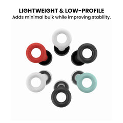 Loop Fit Silicone Earbud Tips — Secure Loop Fit